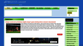 What Allnigeriasoccer.com website looked like in 2023 (1 year ago)