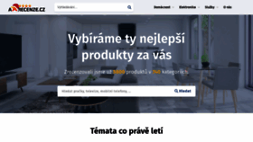 What Arecenze.cz website looked like in 2023 (1 year ago)