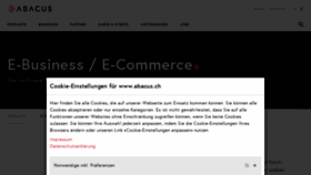 What Abacuscity.ch website looked like in 2023 (1 year ago)