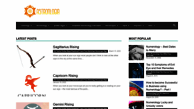 What Astronlogia.com website looked like in 2023 (1 year ago)