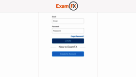 What Auth.examfx.com website looked like in 2023 (1 year ago)