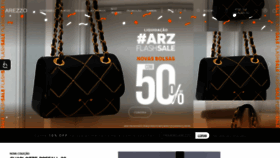 What Arezzo.com.br website looked like in 2023 (2 years ago)