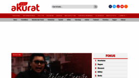 What Akuratnews.com website looked like in 2023 (1 year ago)