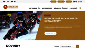 What Autoklub.cz website looked like in 2023 (1 year ago)