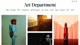 What Art-dept.com website looked like in 2023 (1 year ago)
