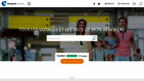 What Aeroports-voyages.fr website looked like in 2023 (3 years ago)