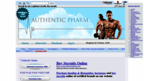 What Authenticpharm.com website looked like in 2023 (1 year ago)