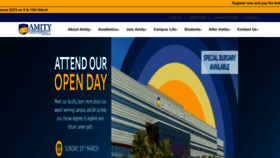 What Amityuniversity.ae website looked like in 2023 (2 years ago)