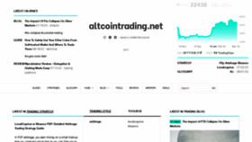 What Altcointrading.net website looked like in 2023 (1 year ago)