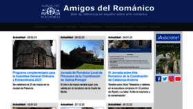 What Amigosdelromanico.org website looked like in 2023 (1 year ago)