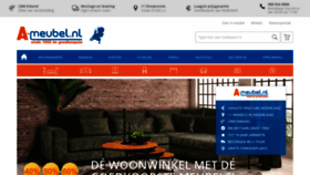 What A-meubel.nl website looked like in 2023 (2 years ago)