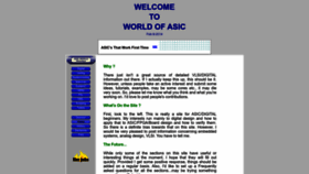 What Asic-world.com website looked like in 2023 (1 year ago)