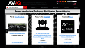 What Av-iq.com website looked like in 2023 (1 year ago)
