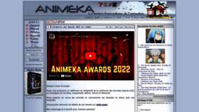 What Animeka.com website looked like in 2023 (1 year ago)