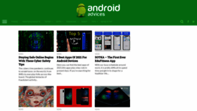 What Androidadvices.com website looked like in 2023 (1 year ago)