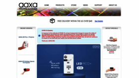 What Aaxatech.com website looked like in 2023 (1 year ago)
