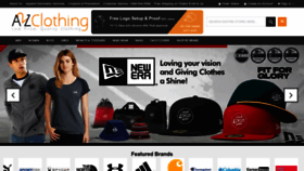 What A2zclothing.com website looked like in 2023 (1 year ago)