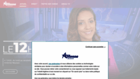 What Antennereunion.fr website looked like in 2023 (1 year ago)