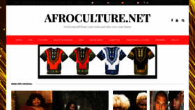What Afroculture.net website looked like in 2023 (1 year ago)
