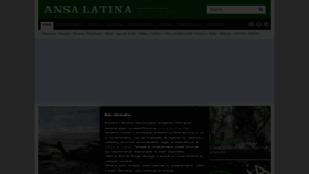 What Ansalatina.com website looked like in 2023 (1 year ago)