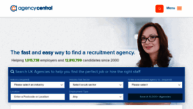 What Agencycentral.co.uk website looked like in 2023 (1 year ago)