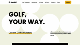 What Aboutgolf.com website looked like in 2023 (1 year ago)