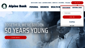 What Alpinebank.com website looked like in 2023 (1 year ago)