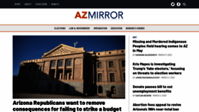 What Azmirror.com website looked like in 2023 (1 year ago)