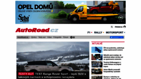 What Autoroad.cz website looked like in 2023 (1 year ago)