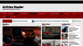 What Articlesreader.com website looked like in 2023 (1 year ago)