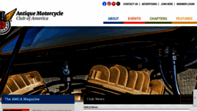 What Antiquemotorcycle.org website looked like in 2023 (2 years ago)