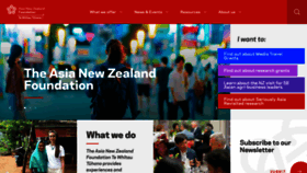 What Asianz.org.nz website looked like in 2023 (1 year ago)