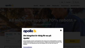 What Apollo.se website looked like in 2023 (1 year ago)