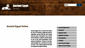 What Ancient-egypt-online.com website looked like in 2023 (1 year ago)