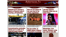 What Asteriscos.tv website looked like in 2023 (1 year ago)