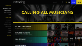 What Amazingradio.com website looked like in 2023 (1 year ago)