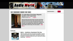 What Audioworld.com website looked like in 2023 (1 year ago)
