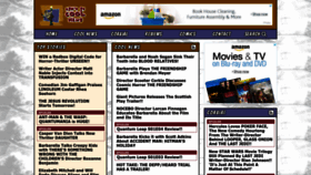 What Aint-it-cool-news.com website looked like in 2023 (1 year ago)