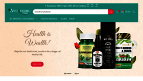 What Ayurvediccure.com website looked like in 2023 (1 year ago)