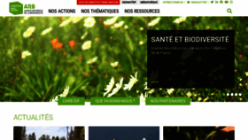 What Arb-idf.fr website looked like in 2023 (1 year ago)