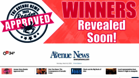 What Avenuenews.com website looked like in 2023 (1 year ago)