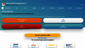 What Autoverzekering-berekenen.be website looked like in 2023 (1 year ago)