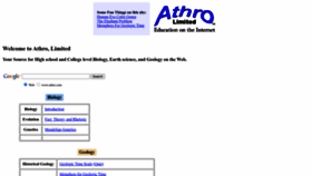 What Athro.com website looked like in 2023 (1 year ago)