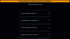 What Animeavenue.net website looked like in 2023 (1 year ago)