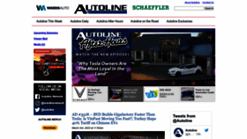 What Autoline.tv website looked like in 2023 (1 year ago)