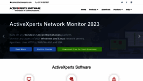 What Activexperts.com website looked like in 2023 (1 year ago)