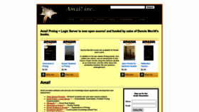What Amzi.com website looked like in 2023 (1 year ago)