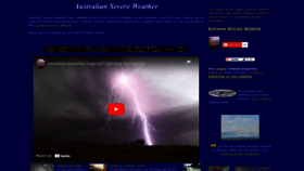 What Australiasevereweather.com website looked like in 2023 (1 year ago)