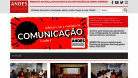 What Andes.org.br website looked like in 2023 (1 year ago)