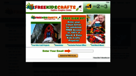 What Allfreekidscrafts.com website looked like in 2023 (1 year ago)